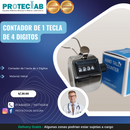 Contador de 1 tecla de 4 digitos