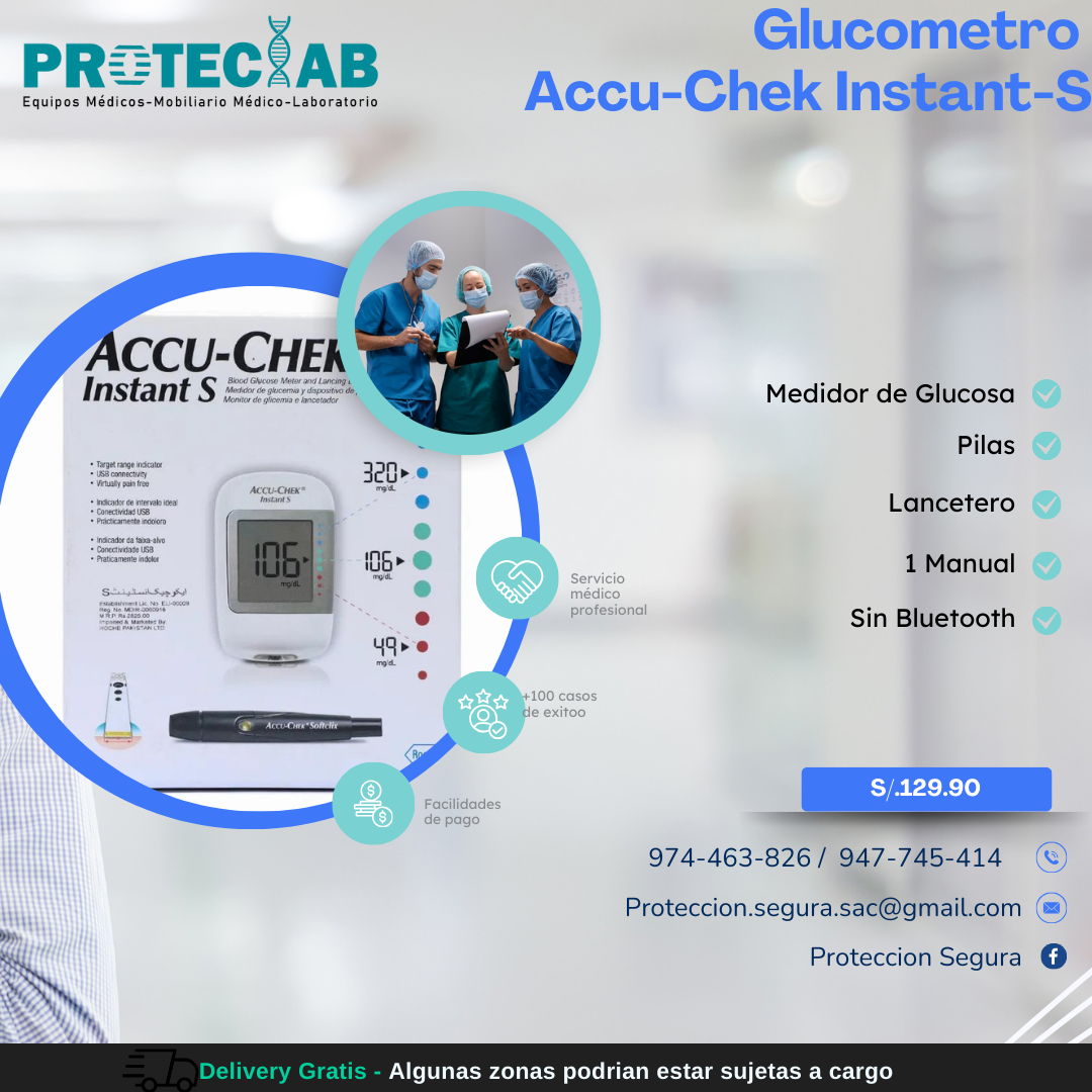 Glucómetro Accu-chek Instant S