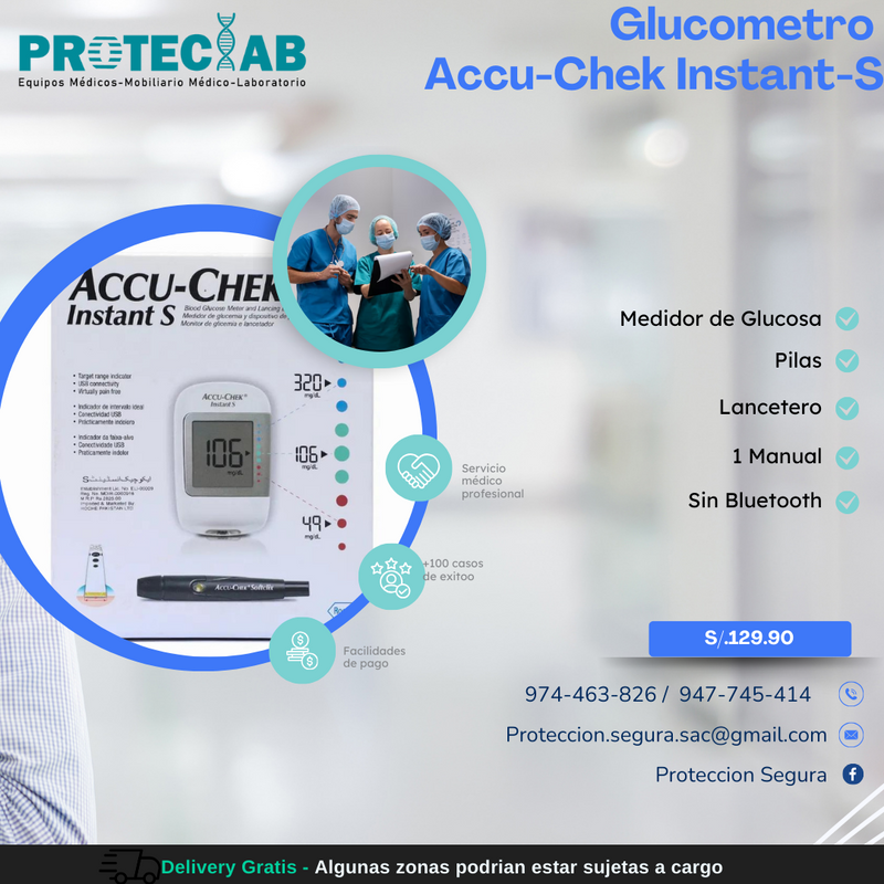 Glucómetro Accu-chek Instant S