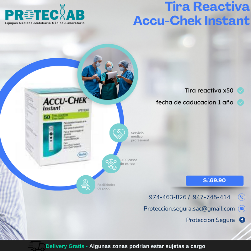 Tira Reactiva Accu-Chek Instant