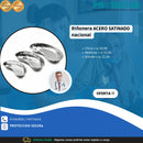 Riñonera de Acero Satinado Nacional