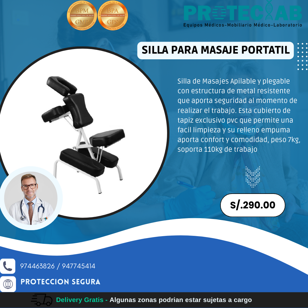 Silla para Masaje Portátil