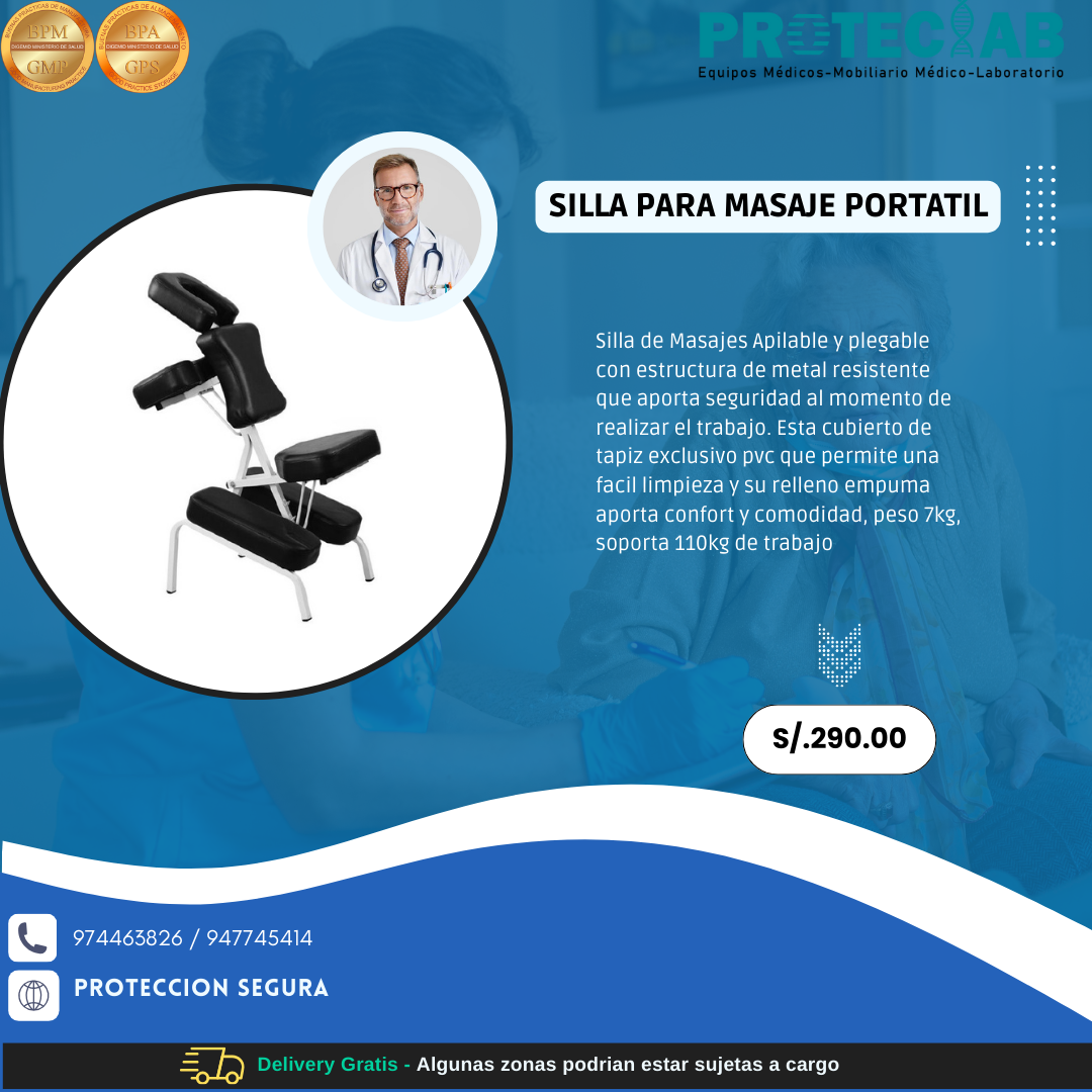 Silla Para Masajes Portatil