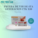 Prueba de VIH Ag/Ab 4th generacion CTK