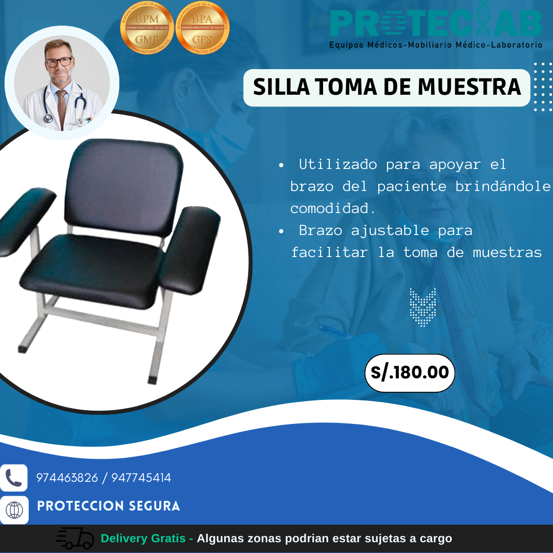 Silla Toma de Muestra