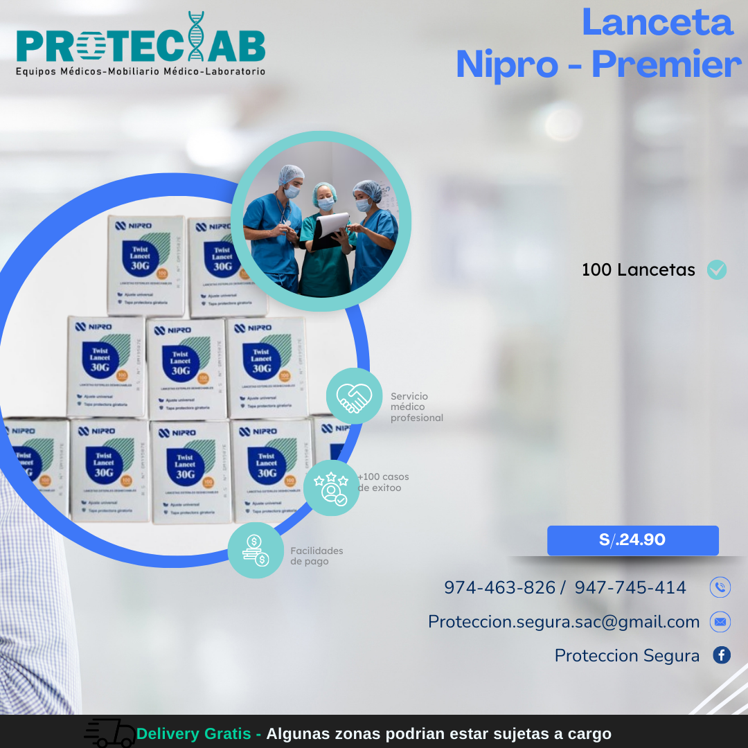 Lanceta Nipro Premier