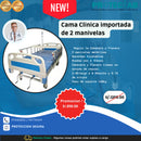 Cama Clinica Importada de 2 manivelas