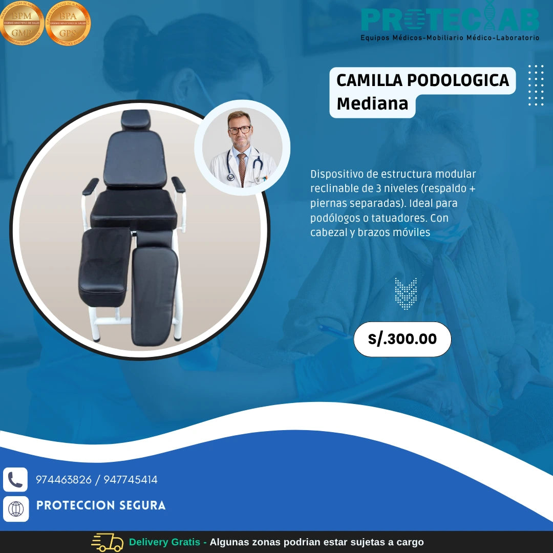 Camilla de Podologia Mediana