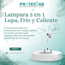 Lampara 3 en 1 Lupa, Frio y Caliente