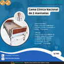 Cama Clinica Nacional 2 Manivelas