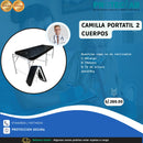 Camilla Portátil de 2 cuerpos