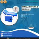 Camilla Portátil de 3 cuerpos