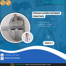 Riñonera de Acero Satinado Importado