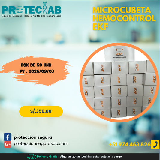 Microcubeta de Hemocontrol EKF