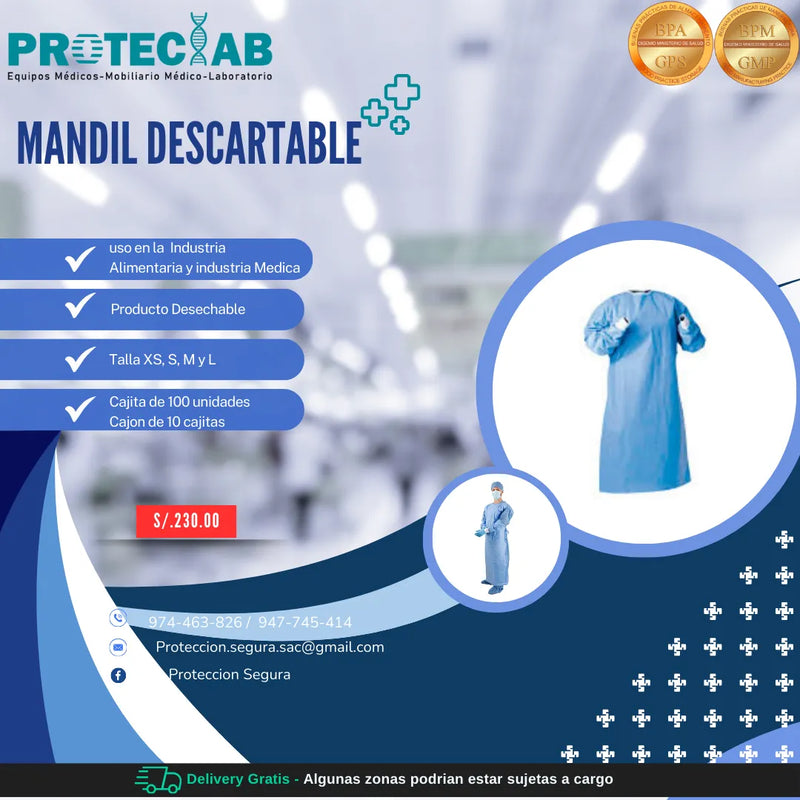 Mandil descartable