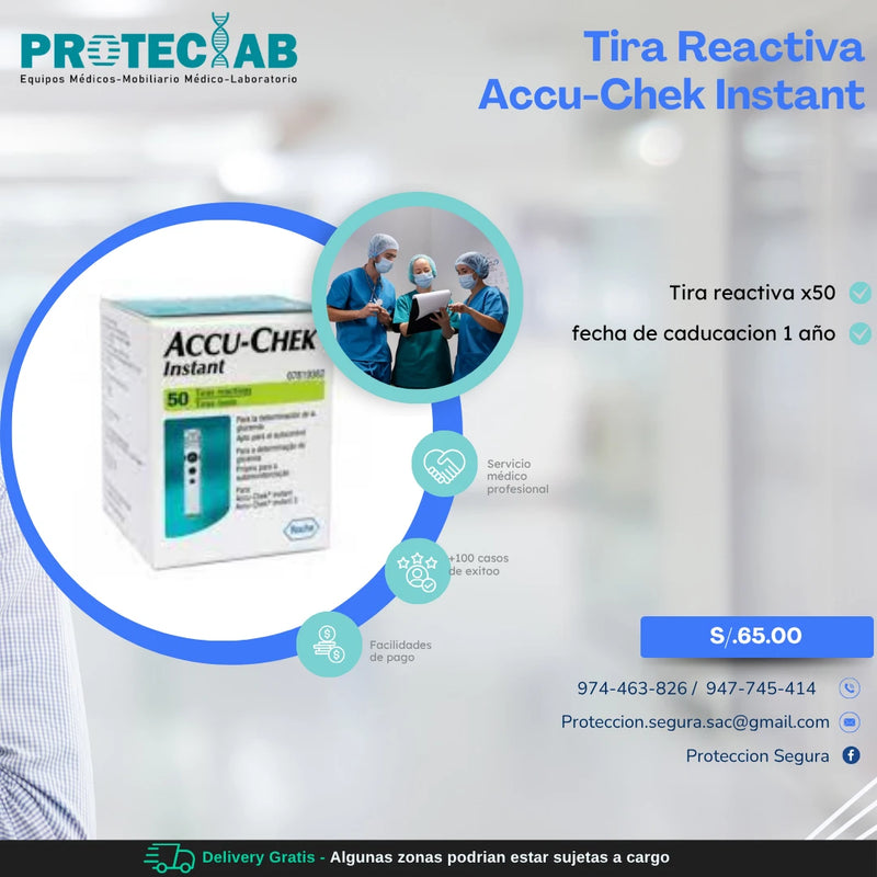 Tira Reactiva Accu-Chek Instant